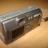 Canon PowerShot A200 2.0MP compact digital camera - metallic silver retro camera rare with CF memory card, tested and working