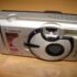 Canon PowerShot A200 2.0MP compact digital camera - metallic silver retro camera rare with CF memory card, tested and working