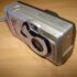 Canon PowerShot A200 2.0MP compact digital camera - metallic silver retro camera rare with CF memory card, tested and working