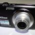 Nikon COOLPIX S2500 12MP Compact Digital Camera black color with original charger, nikon case and memory card