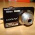 Nikon Coolpix S220 Compact Digital Camera 10MP 3 X Optical Zoom + original accesories