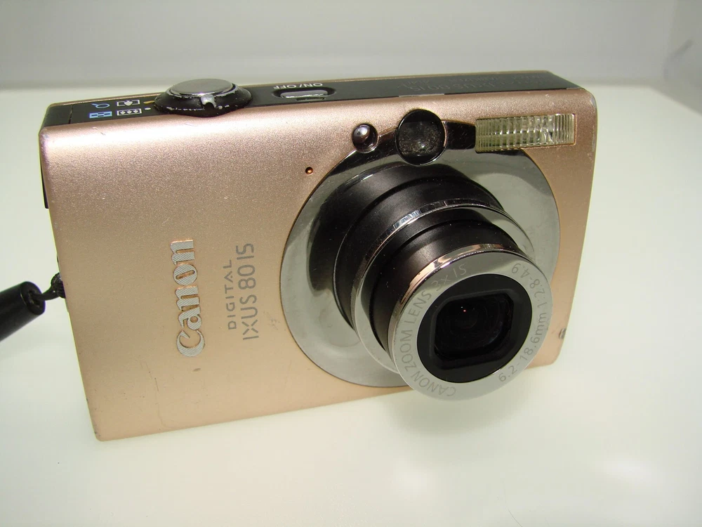 Canon IXUS 80 / PowerShot digital elph SD1100 Compact digital camera gold Tested